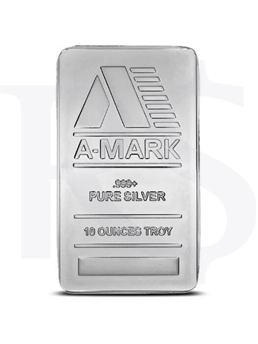 A-Mark 10 oz 999 Silver Bar