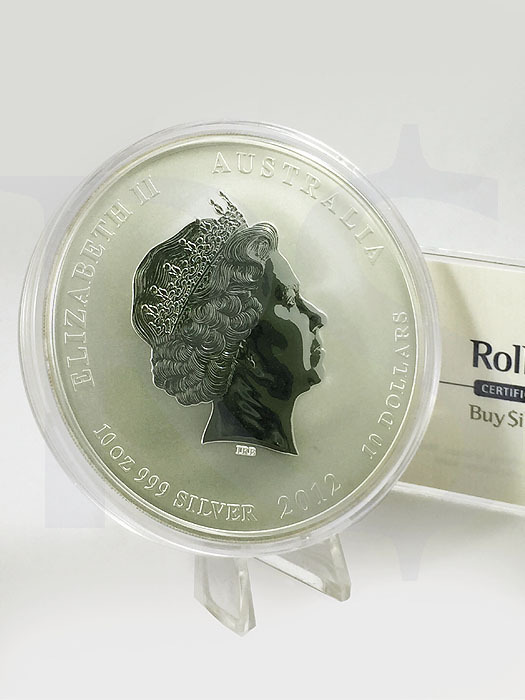 Shop Perth Mint Lunar 2012 Dragon 10 oz Silver Coin: High-Quality