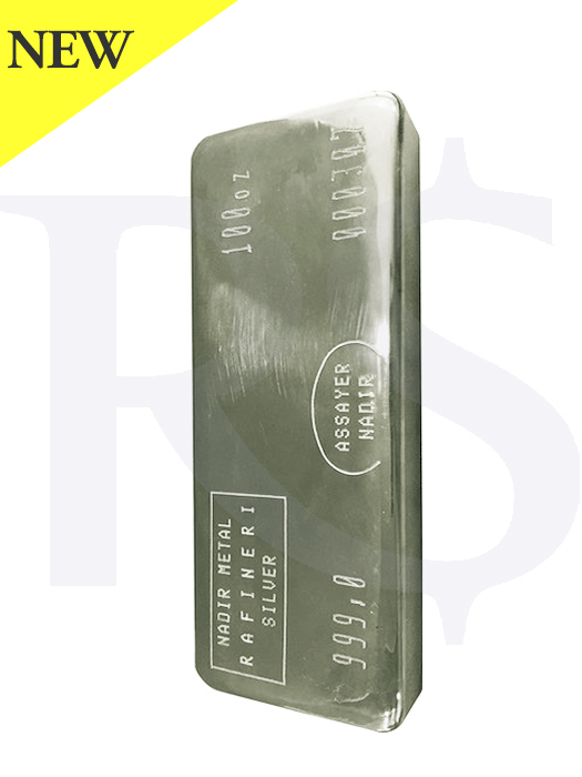 Nadir 100 oz Silver Bar