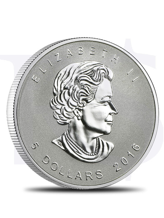 2016 Monkey Privy 1 oz Canadian Silver Maple Leaf (with Capsule)