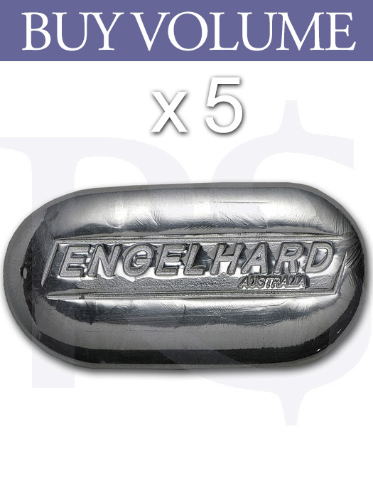 Buy Volume: 5 or more Engelhard 2 oz 999 Casting Silver Bar