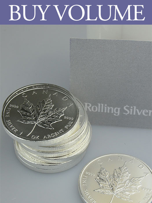 2012 Canada Maple Leaf 1 oz Silver Coin (Tube of 25)