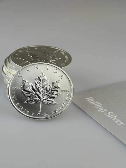 2012 Canada Maple Leaf 1 oz Silver Coin (Tube of 25)