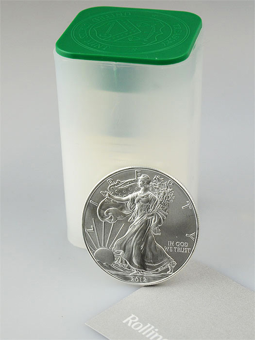 2012 American Eagle 1 oz Silver Coin (Tube of 20)