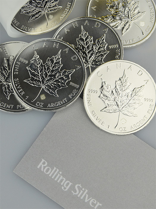 2016 Canada Maple Leaf 1 oz Silver Coin (Tube of 25)
