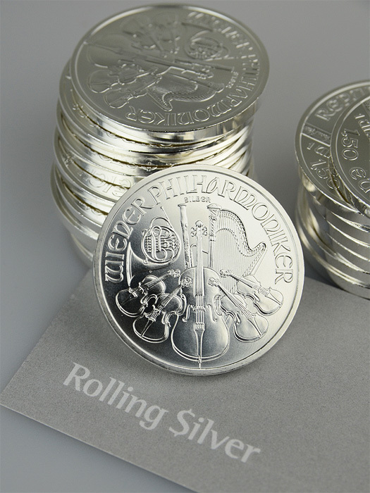 2016 Austrian Philharmonic 1 oz Silver Coin (Tube of 20)