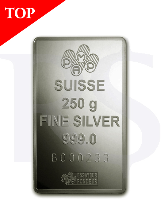 PAMP Suisse Lady Fortuna 250 gram Silver Bar