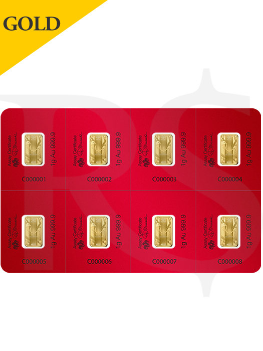 Buy Volume: PAMP Suisse Lunar Monkey MULTIGRAM+8 999.9 Gold Bar