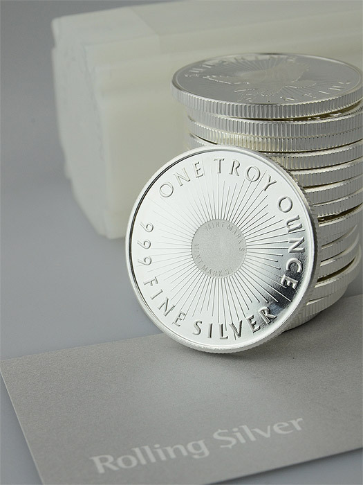 Sunshine Mint 1 oz Silver Round (With MINT MARK SI™) (Tube of 20)