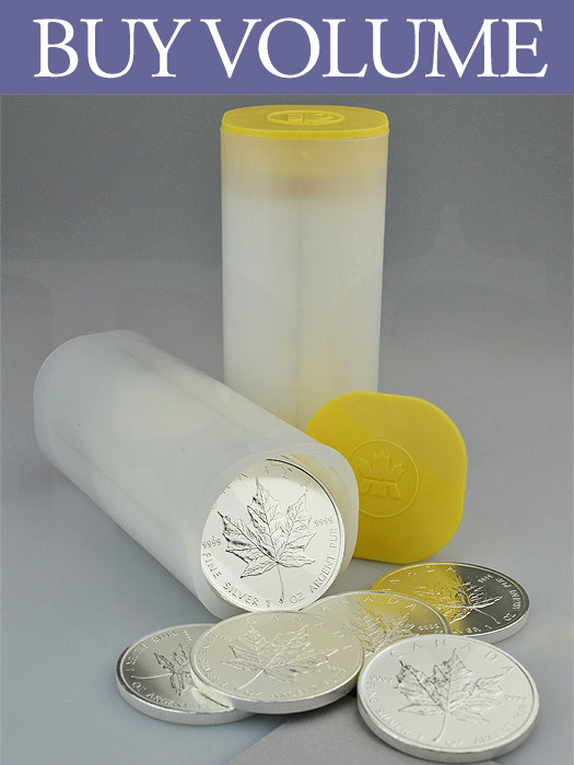 2011 Canada Maple Leaf 1 oz Silver Coin (Tube of 25) | Buy Silver