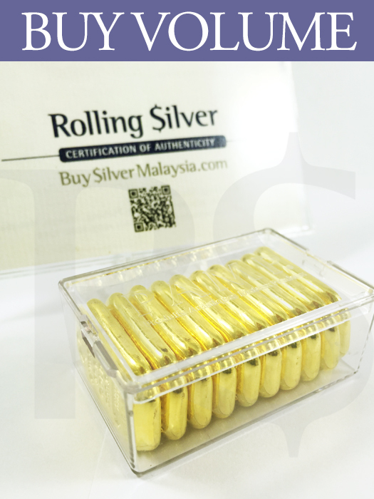 Buy Volume: Box of 10 or more PAMP Suisse 50 gram Casting Gold Bars