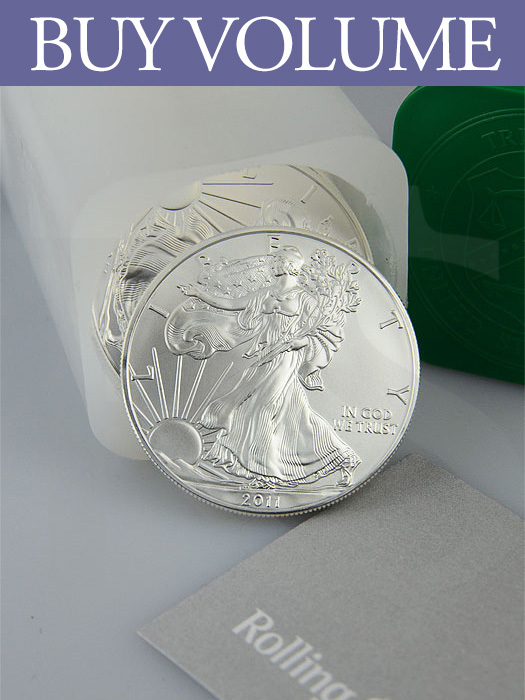 2011 American Eagle 1 oz Silver Coin (Tube of 20)