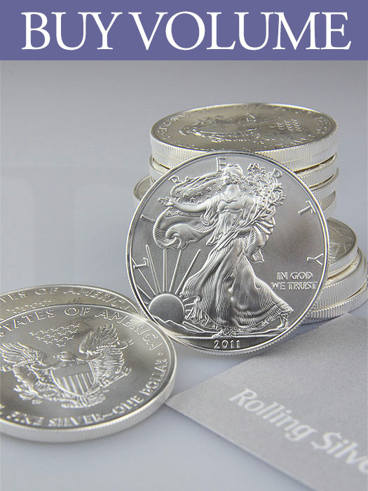 2011 American Eagle 1 oz Silver Coin (Tube of 20)