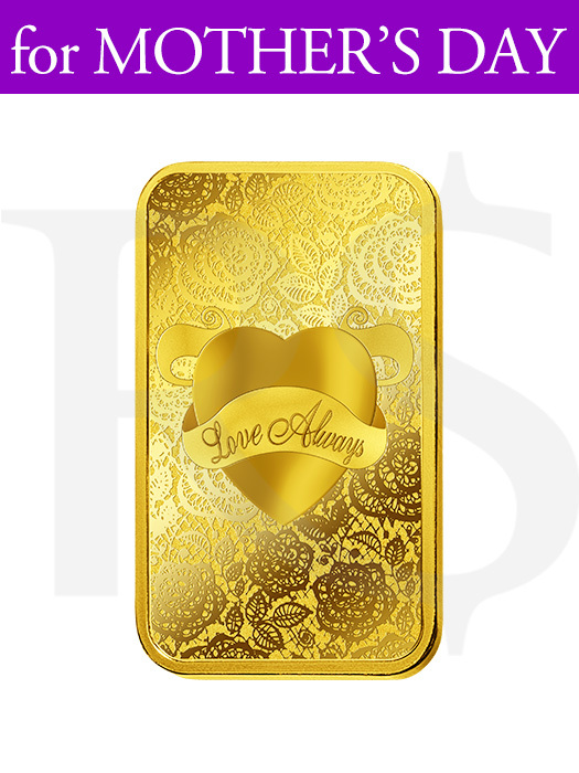 PAMP Suisse Love Always 5 gram Gold Bar