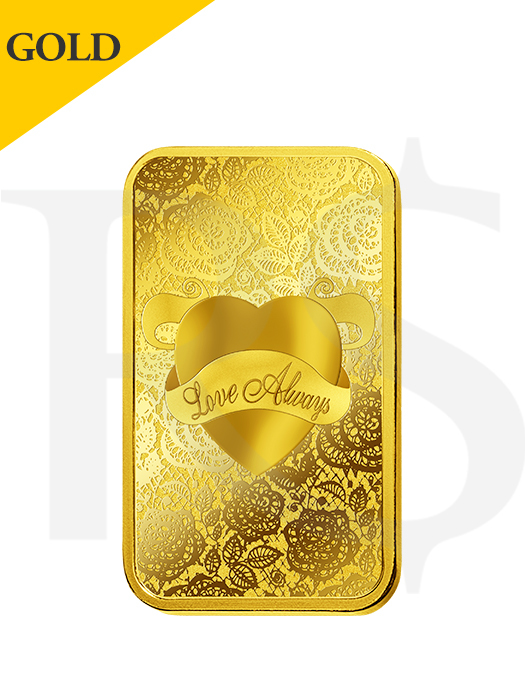 PAMP Suisse Love Always 5 gram Gold Bar