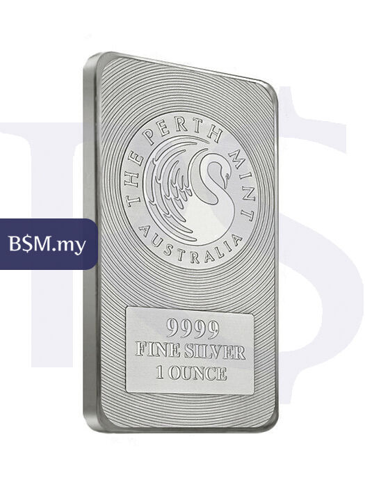 Perth Mint Kangaroo 1 oz 9999 Silver Bar