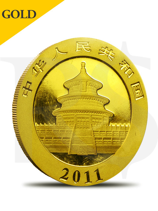 2011 Chinese Panda 1 oz 999 Gold Coin