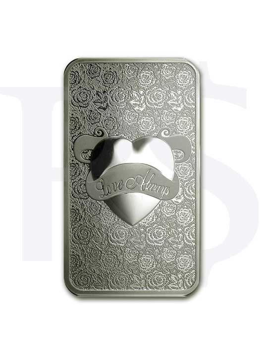 PAMP Suisse Love Always  1 oz Silver Bar