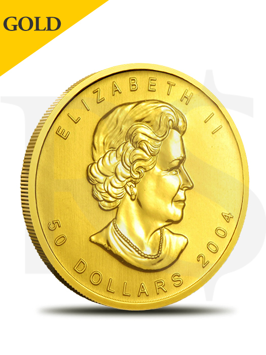 2004 Canada Maple Leaf 1 oz Gold Coin (25th Anniversary)