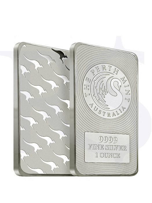 Perth Mint Kangaroo 1 oz Silver Bar Monster Box (150 oz)