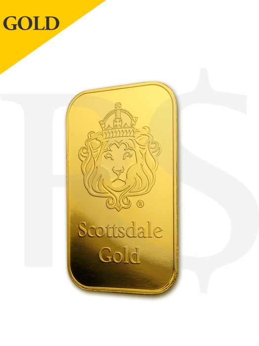 Scottsdale Certi-Lock 10 gram .9999 Gold Bar