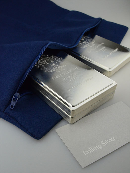 Town Talk Polish: Anti-Tarnish Silver Zipped Storage Bag (Medium)