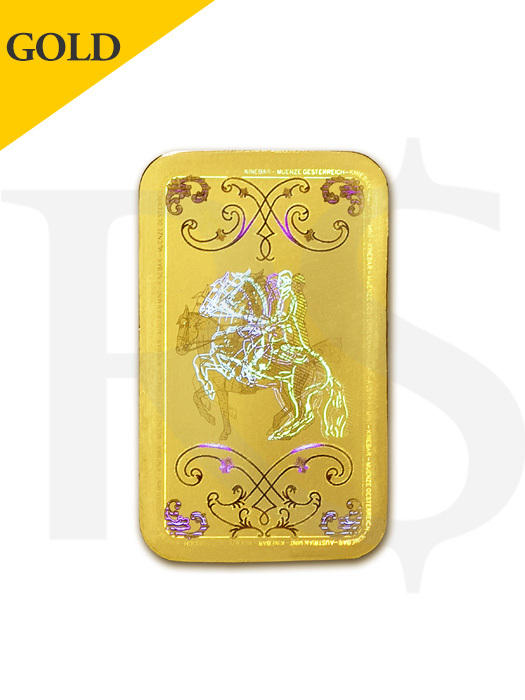 Austrian Mint 10 gram 9999 Gold Bar - KineBar Design