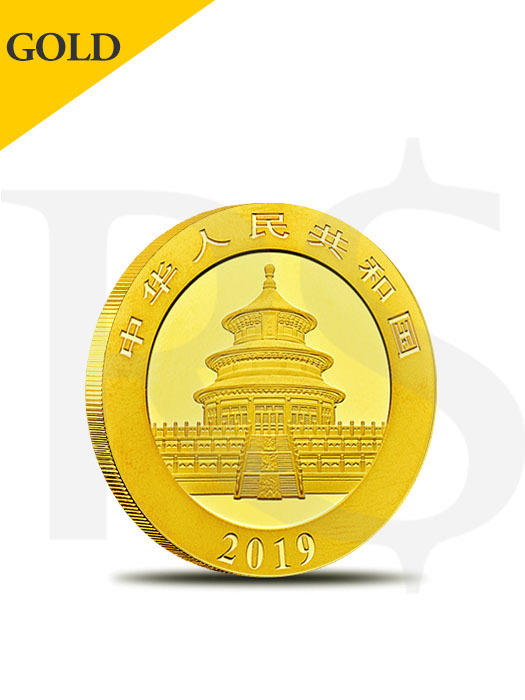2019 Chinese Panda 3 gram 999 Gold Coin