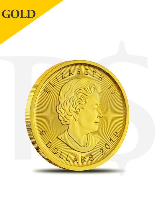 2019 Canada Maple Leaf 1/10 oz 9999 Gold Coin