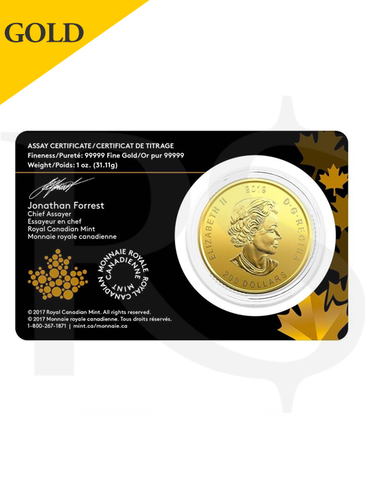 2019 Canada Moose 1 oz 99999 Gold Coin