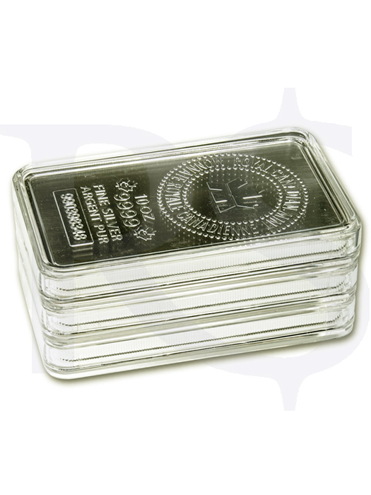 Stackable Bar Capsule - Fit 10oz Silver Minted Bar