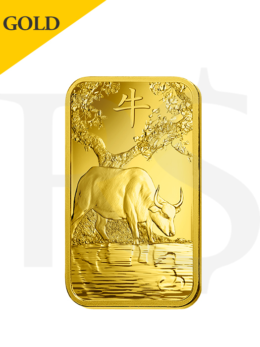 PAMP Suisse Lunar Ox 5 gram Gold Bar