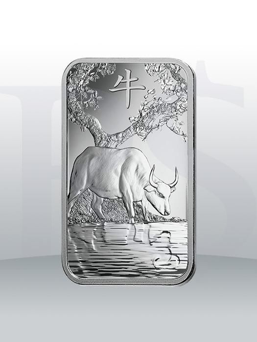 PAMP Suisse Lunar Ox 1 oz Silver Bar