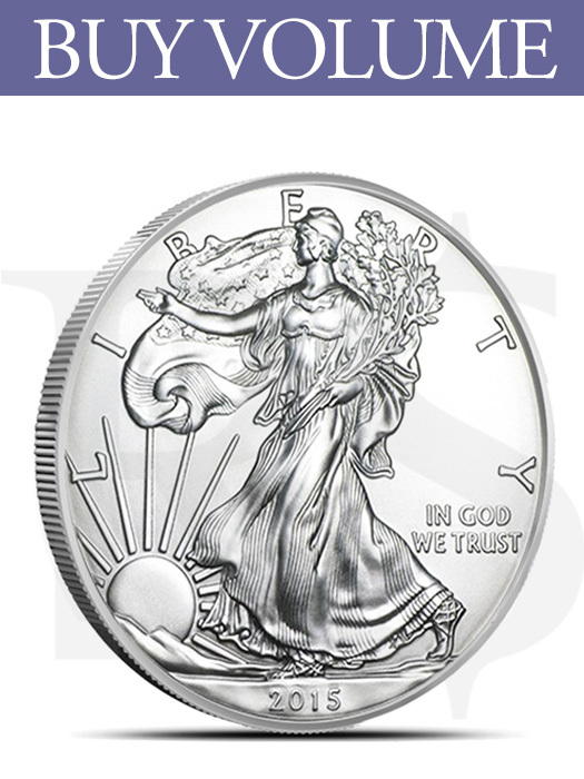Buy Volume: 3 or more 2015 American Eagle 1 oz Silver Coin