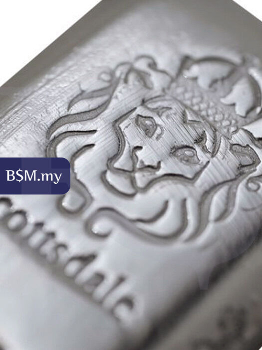 Scottsdale 100 gram Cast 999 Silver Bar