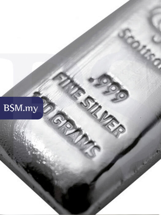 Scottsdale 100 gram Cast 999 Silver Bar