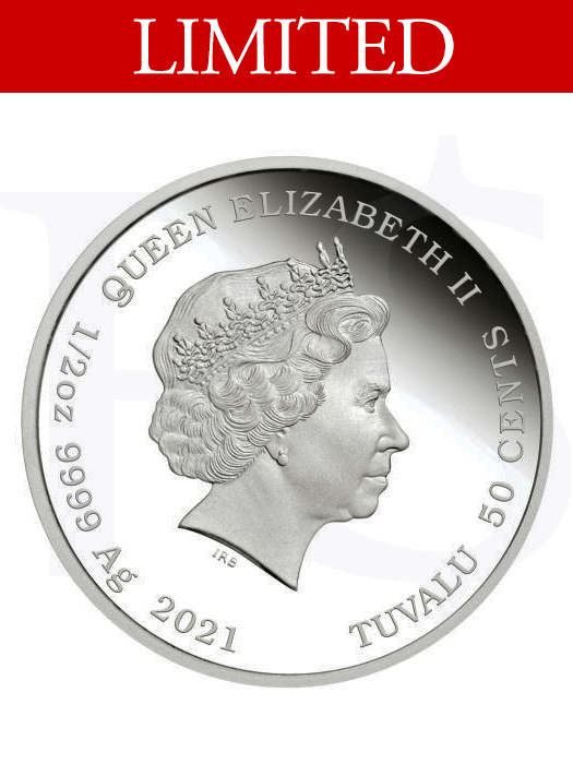 2021 Perth Mint Baby Ox 1/2oz Coloured Silver Proof Coin