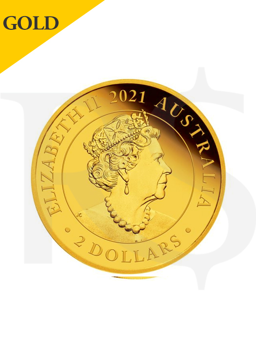 2021 Perth Mint Mini Roo 0.5 gram 9999 Gold Coin