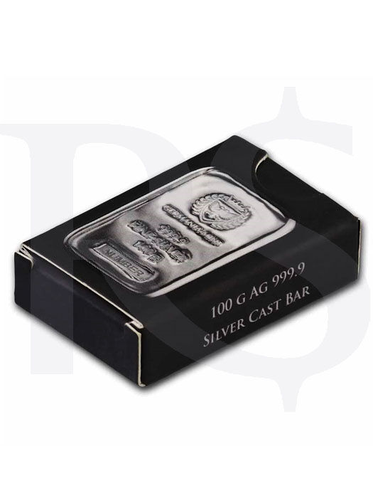 Germania Mint 100 gram Silver Bar