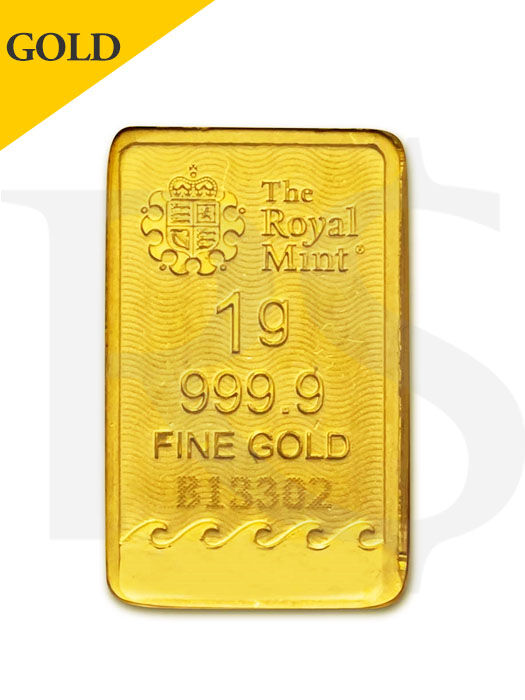 The Royal Mint Britannia 1 gram Gold Bar