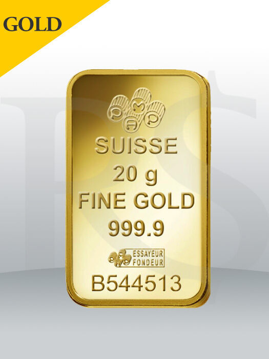 PAMP Suisse Rosa 20 gram 999 Gold Bar