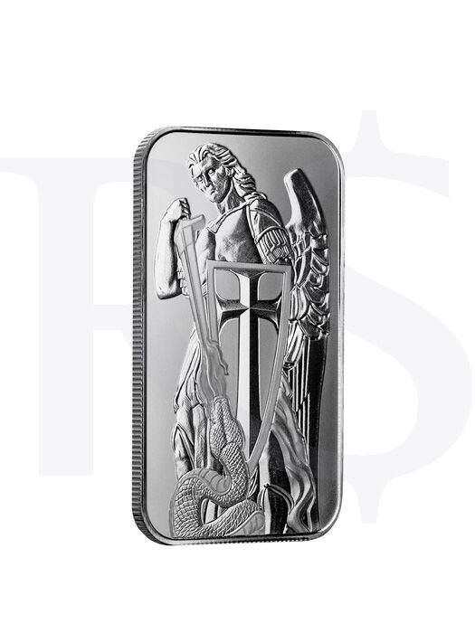 Scottsdale Archangel Michael 1 oz Silver Bar (with Capsule)