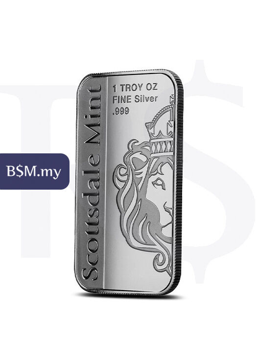 Scottsdale Archangel Michael 1 oz Silver Bar (with Capsule)