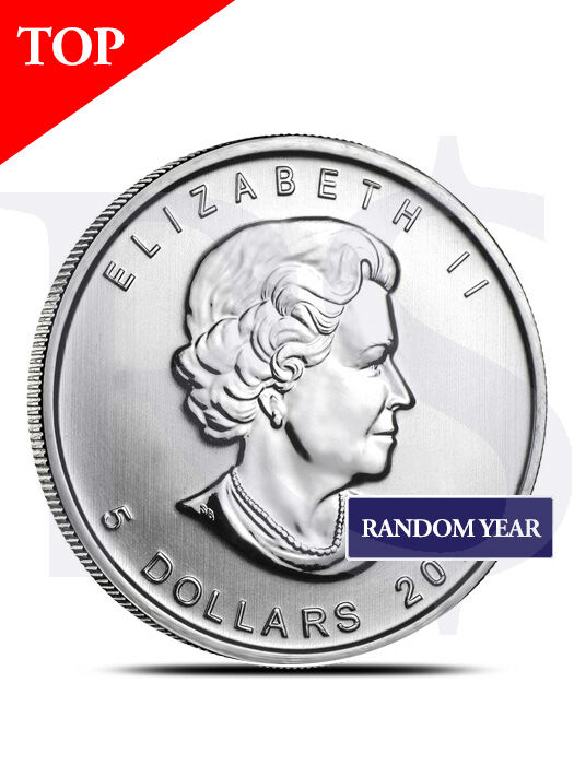 Canada Maple Leaf 1 oz Silver Coin - Random Year