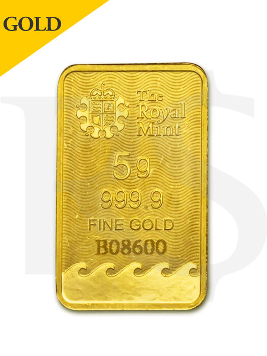 The Royal Mint Britannia 5 gram Gold Bar