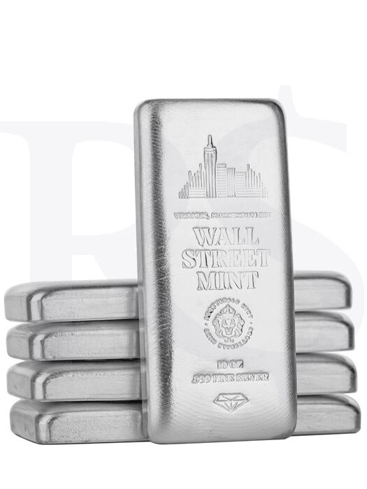 Wall Street 10 oz Silver Bar