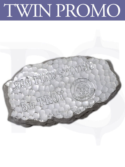 Twin Promo: Scottsdale Tombstone 5 oz Silver Nugget