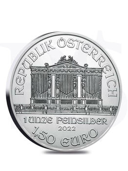 2022 Austrian Philharmonic 1 oz Silver Coin (with Capsule)