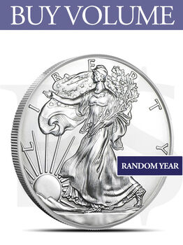 Buy Volume: 3 or more American Eagle 1 oz Silver Coin - Random Year