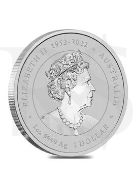 2024 Perth Mint Lunar Dragon 1 oz Silver Coin